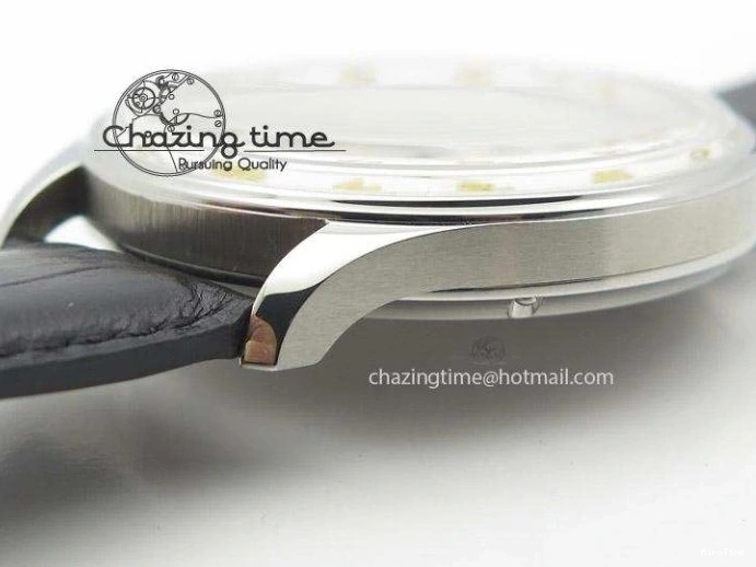 MIROTIME 0417 Sustainable Portuguese IW545408 White Dial ZF 1:1 Best Edition On Dark Blue Leather Strap 7335